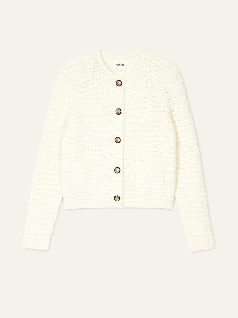 Ba&sh Gaspard Cardigan Cream M